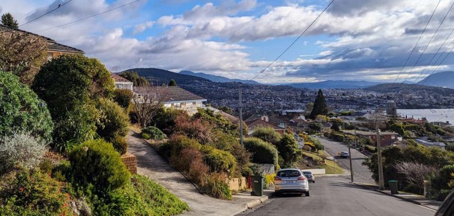 Ascot Avenue looking towards Churchill Avenue