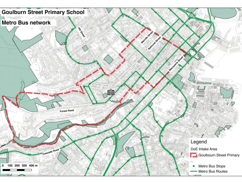 West Hobart Bus Network