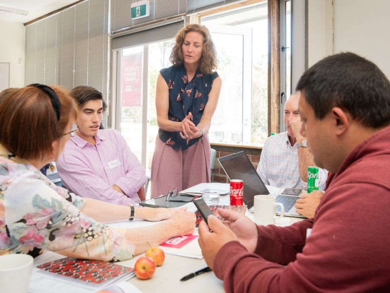 Maggie, Josh, Ellen, Kel and Solomon